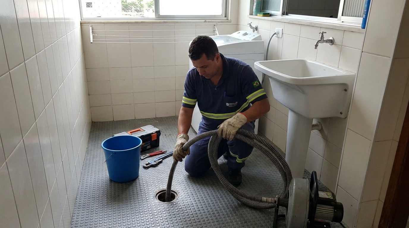 Desobstrução na Cozinha em Ananindeua‑PA